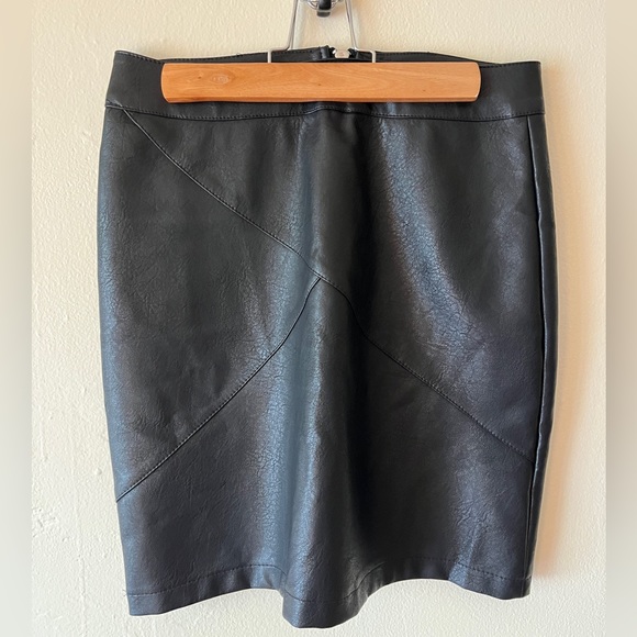 Zeagoo NWOT faux leather high waist pencil skirt size S - Picture 3 of 9